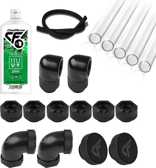 Nanoxia PETG Starter Pack S 12/10mm UV Green