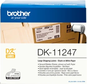 Brother Endlosetiketten DK-11247, 103x164mm, weiß, 1er-Pack (180 Etiketten)