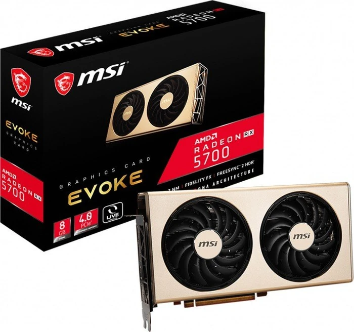 MSI Radeon RX 5700 Evoke, 8GB GDDR6, HDMI, 3x DP
