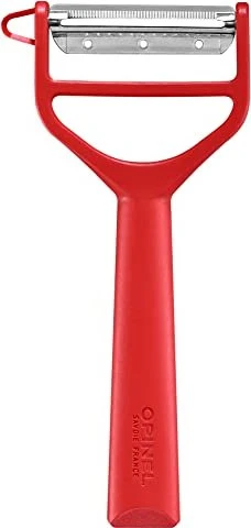 Opinel T-Duo Kunststoff Gemüseschäler rot