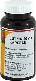 Reinhildis-Apotheke Lutein 20mg Kapseln, 90 Stück