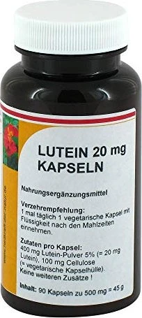 Reinhildis-Apotheke Lutein 20mg Kapseln, 90 Stück