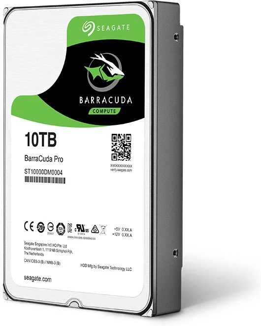 Seagate BarraCuda Pro +Rescue 10TB, 24/7, 512e / 3.5" / SATA 6Gb/s