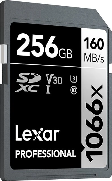 Lexar Professional 1066x Silver Series R160/W120 256GB, UHS-I U3, Class 10