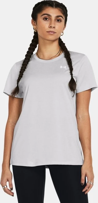 Under Armour Tech Twist Funktionsshirt kurzarm halo gray/white (Damen)