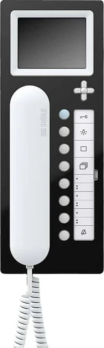 Siedle Haustelefon AHTV 870-0 SH/W Hochglanz schwarz/weiß, Innenstation