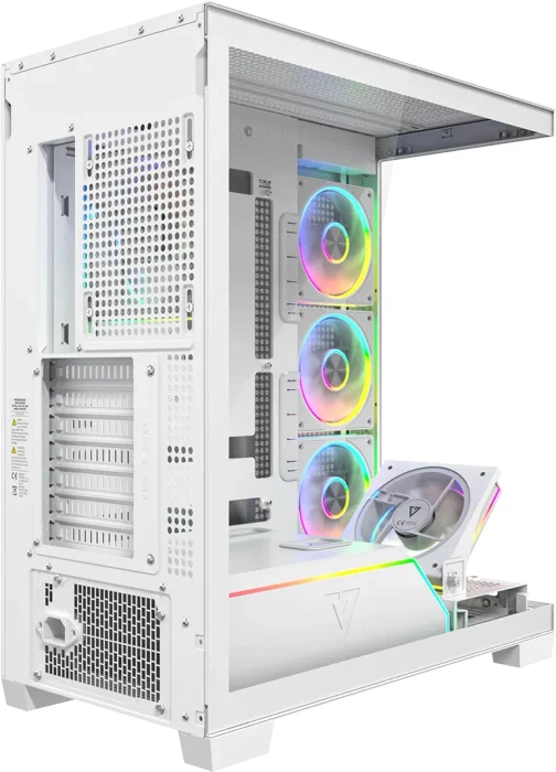 Modecom Volcano Stellar Plus 5F White, Glasfenster