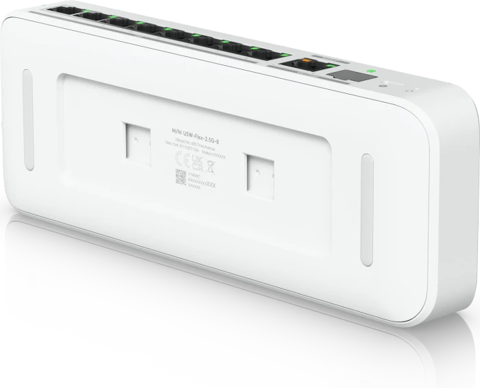 Ubiquiti UniFiSwitch Flex Desktop 2.5G Smart Switch, 8x RJ-45, 1x RJ-45/SFP+, PoE+ PD