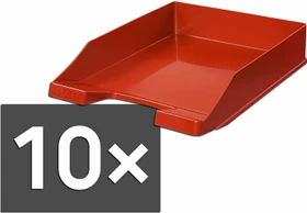 HAN Klassik Papierablage, A4, dunkelrot, 10er-Pack