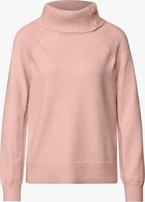 Street One Stehkragen Pullover faded rose mel. (Damen)