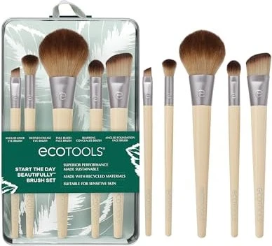 EcoTools Start the Day Beautifully Pinsel Set, 5-tlg.