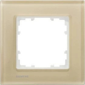 Siemens DELTA miro Glas Rahmen 1-Fach, arena