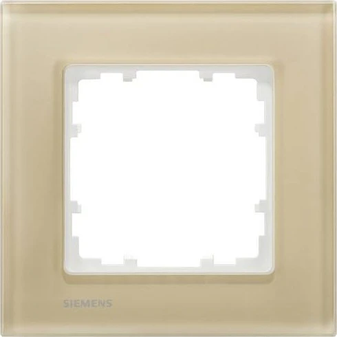 Siemens DELTA miro Glas Rahmen 1-Fach, arena