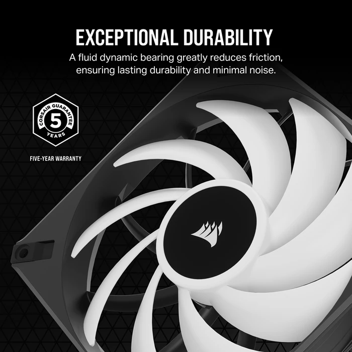 Corsair AF Series iCUE AF140 RGB Elite, schwarz, 140mm