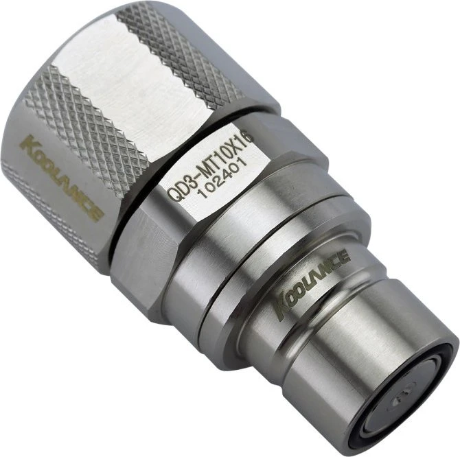 Koolance QD3 No-Spill Schnellverschluss, gerade male, male Schnellverschluss auf 10mm ID/16mm AD