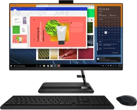 Lenovo IdeaCentre AIO 3 27ALC6, schwarz, Ryzen 7 5825U, 16GB RAM, 512GB SSD, DE