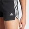 adidas Essentials Slim 3-Streifen Shorts schwarz/weiß (Damen) Vorschaubild