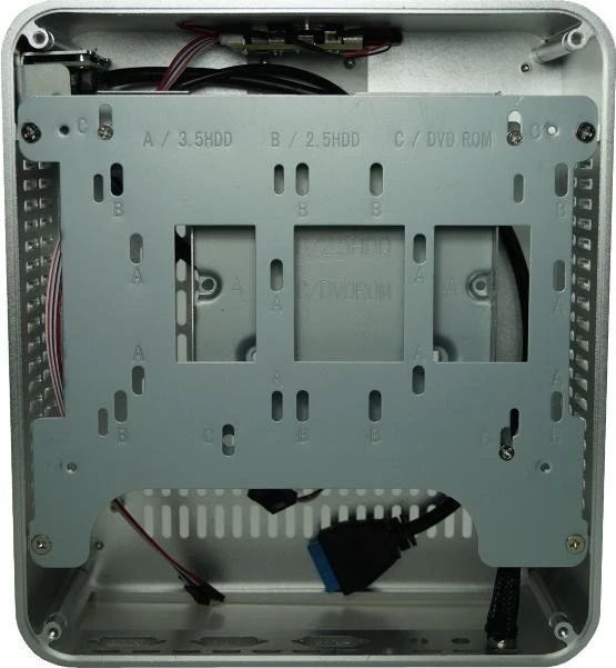 Nanum SE-W80OD Tray-Load, silber, Mini-ITX