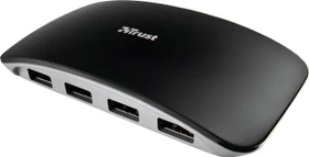 Trust Curve USB-Hub, 7x USB-A 2.0, USB 2.0 Mini-B [Buchse] (17525)