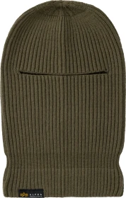 Alpha Industries Label Sturmhaube dark olive
