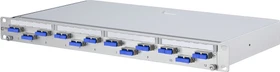 Metz Connect OpDAT PA splice LWL-Patchpanel SC-D Kupplungen, OS2 metall-, 12-Port, 1HE, 1HE