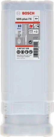 Bosch Professional SDS-plus-7X Hammerbohrer, 10x100x165mm, 50 Stück