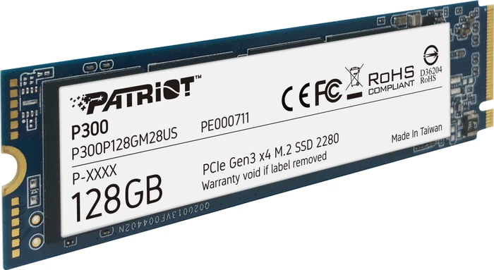 Patriot P300 128GB, M.2 2280 / M-Key / PCIe 3.0 x4