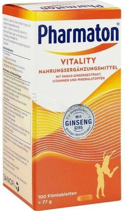 Pharmaton Vitality Filmtabletten, 100 Stück