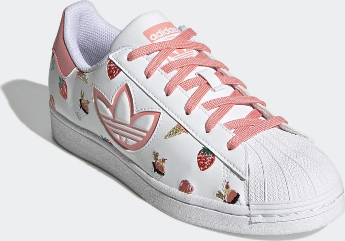 adidas Superstar cloud white/ray pink (Damen)