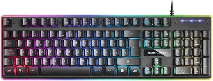 Mars Gaming MK320, LEDs RGB, schwarz, USB, ES