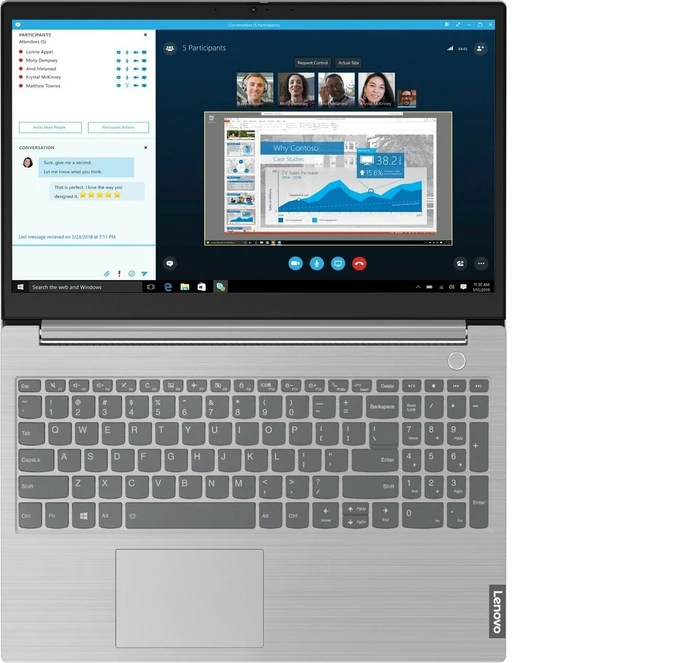 Lenovo ThinkBook 15 IIL, Mineral Grey, Core i7-1065G7, 16GB RAM, 512GB SSD, DE