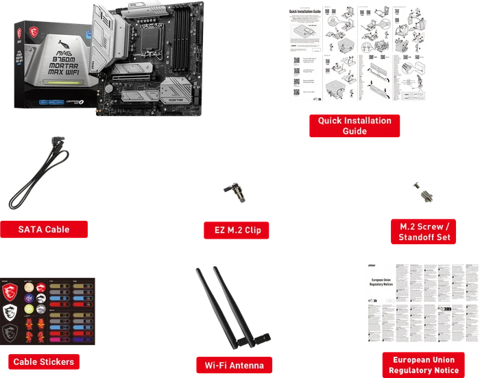 MSI MAG B760M Mortar MAX WIFI DDR4 (Intel 1700)