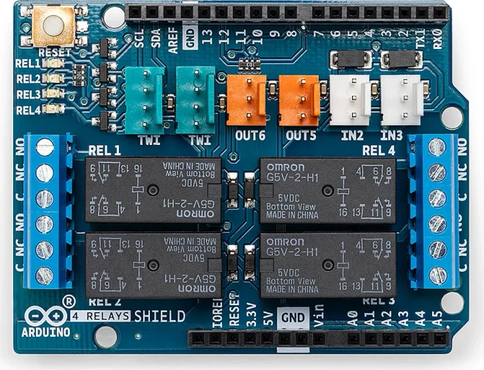 Arduino 4 Relays Shield