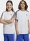 adidas Essentials 3-Streifen Cotton T-Shirt kurzarm weiß/schwarz (Junior) Vorschaubild