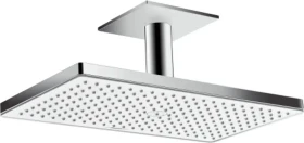 Hansgrohe Rainmaker Select Kopfbrause 460 1jet EcoSmart mit Deckenanschluss chrom/weiß