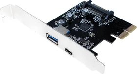 LogiLink 1x USB-C 3.1, 1x USB-A 3.1, PCIe 2.0 x2 (PC0081)