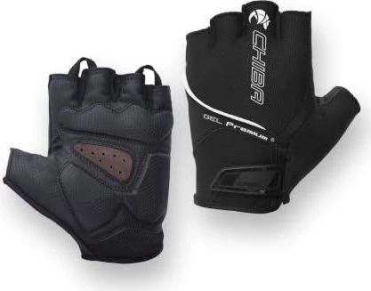Chiba Gel Premium Fahrradhandschuhe schwarz