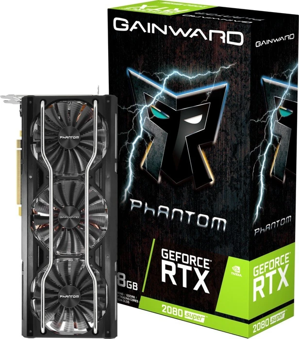 Gainward GeForce RTX 2080 SUPER Phantom, 8GB GDDR6, HDMI, USB-C, 3x DP