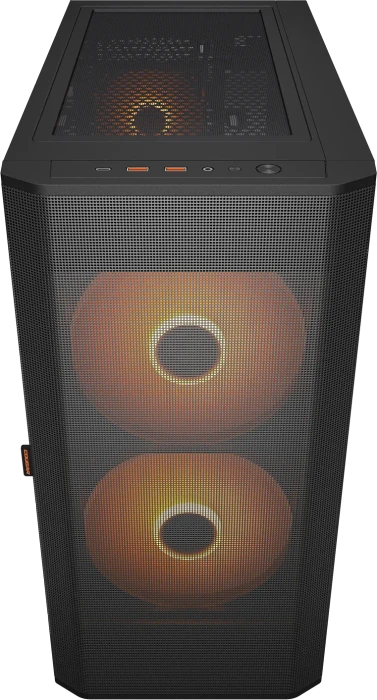 Cougar Airface Flo RGB, schwarz, Glasfenster
