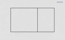 Geberit Sigma40 Betätigungsplatte eckig, 2-Mengen-Spülung, weiß matt, easy-to-clean-beschichtet