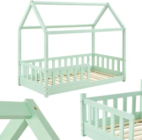 Juskys Marli Kinderbett 80x160cm mint