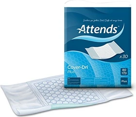 Attends Cover-Dri Plus Bettschutzeinlage, 80x170cm, 30 Stück