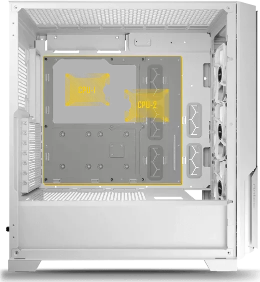 Antec P20C White, weiß, Glasfenster