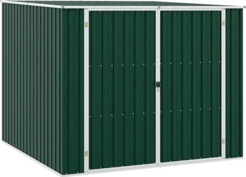 vidaXL Metall Gerätehaus 195x198cm grün