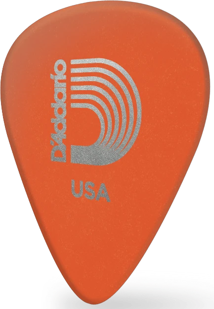 D'Addario Duralin Standard Pick, Light Gauge (.60mm), 10-Pack