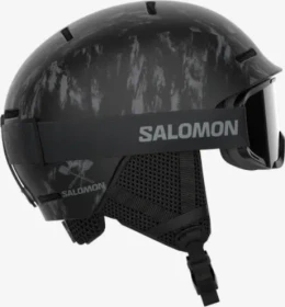 Salomon Player Combo Helm black tie&dye (Junior)