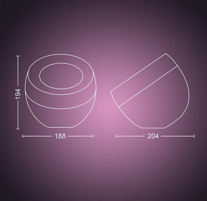 Philips Hue White and Color Ambiance Iris Limited Edition silber