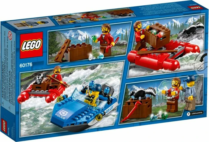 LEGO City Gebirgspolizei - Flucht durch die Stromschnellen