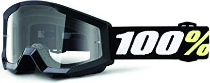 100% Strata Mini Schutzbrille black/clear lens (Junior)