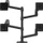 Ergotron LX Arm mit Verlängerung und Ringsatz schwarz (98-130-224)